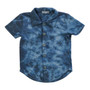 Short-Sleeve Buttondown (Navy Tie-Dye)