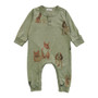 Long-Sleeve Henley Onesie (Dogs Pattern)