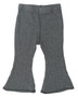 Flat-Ribbed Flare Pants