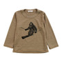 Long-Sleeve Shirt (Bigfoot Skiing Print)
