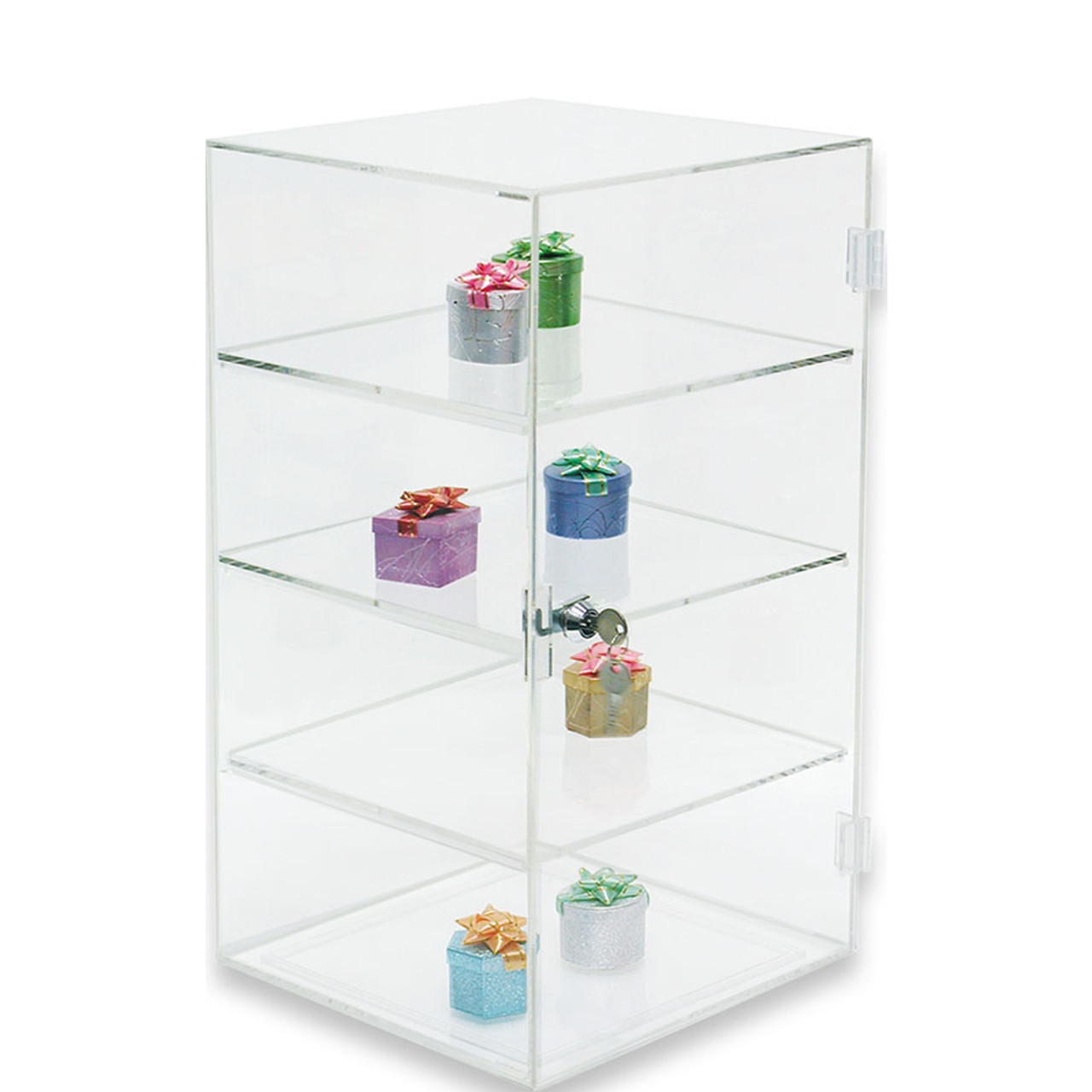 Acrylic 2 Shelf Counter Top Display Case