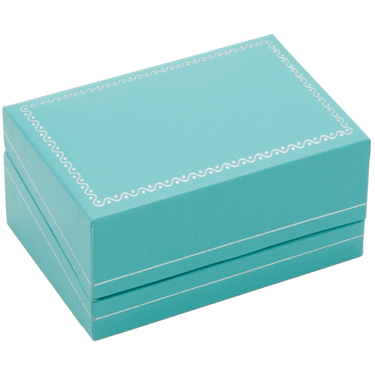 Teal Blue Double Ring Box 3
