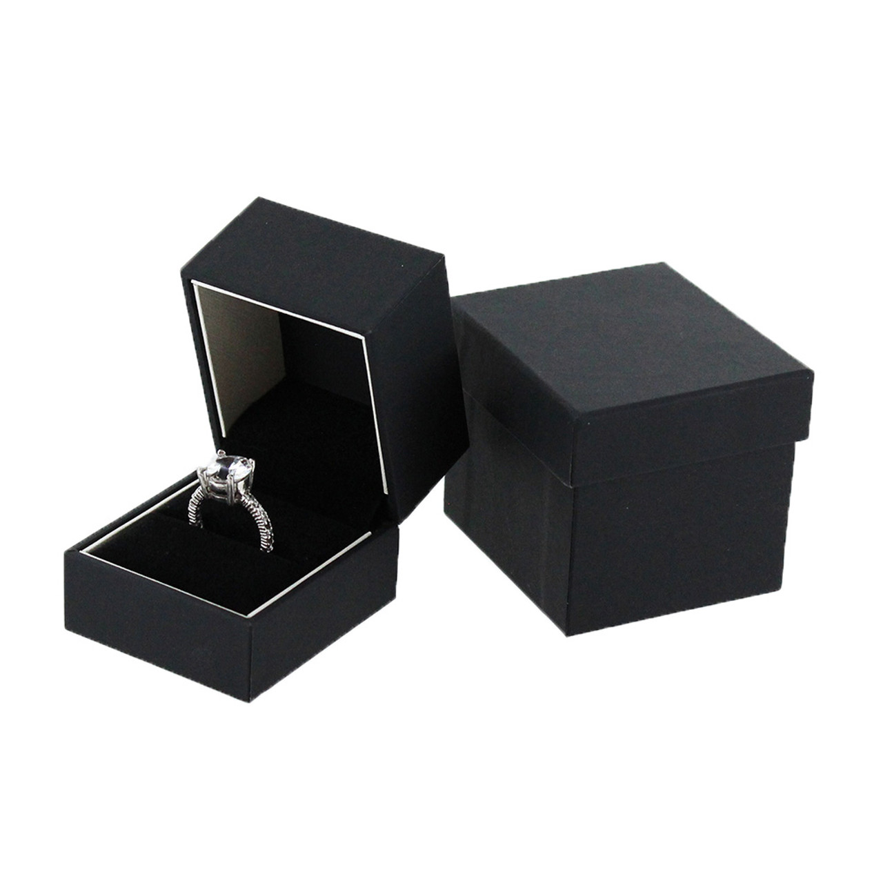 Noble Luxurious Suede Earring Jewelry Box with Matching Two Piece Packer  with Ribbon for Engagement, Proposal or Special Occasions (Blue, Single  Earring Box) : Amazon.in: Jewellery