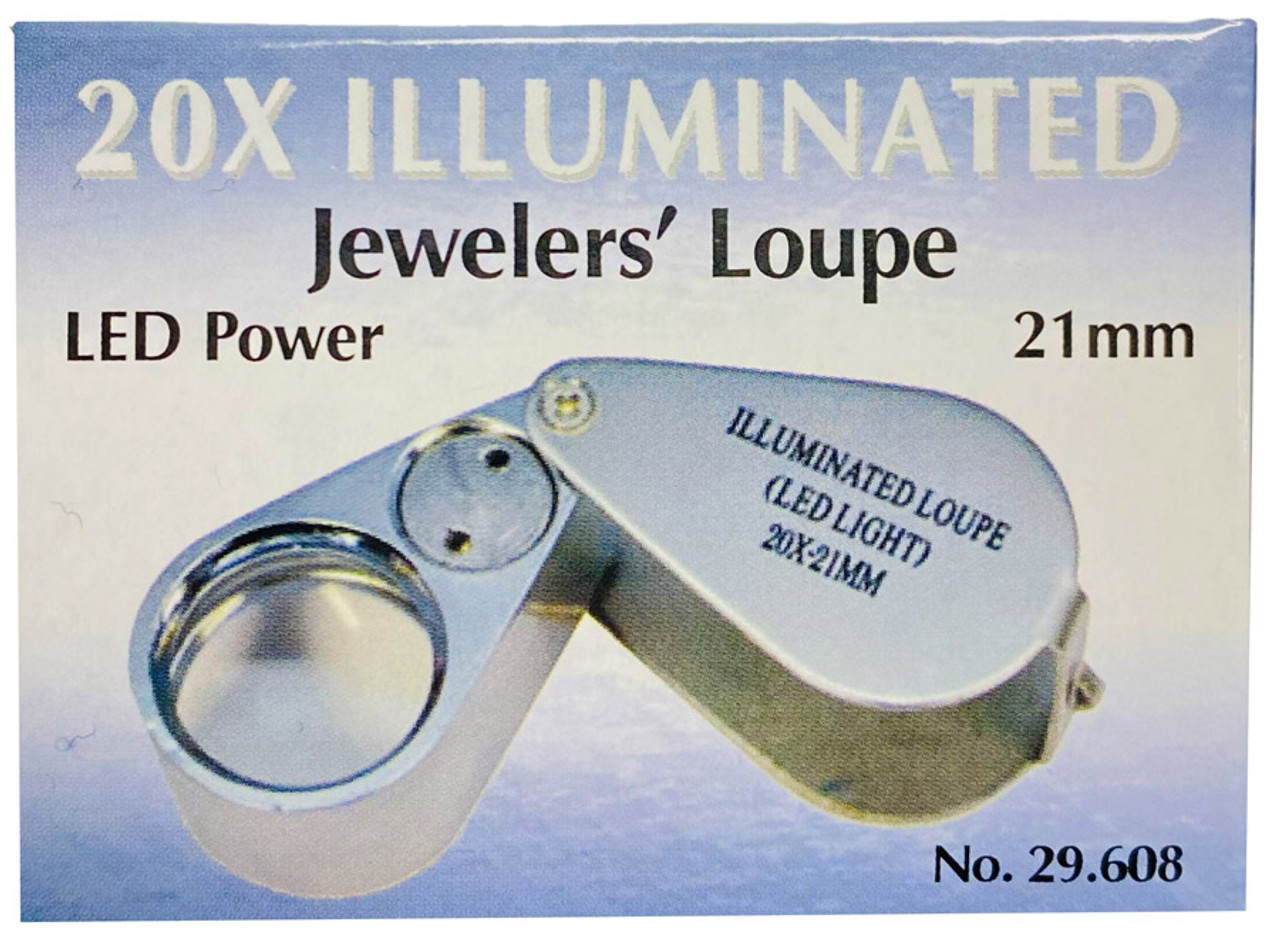 Jewelers LOUPE 20x 21mm Lens 20 Power MAGNIFYING for Jewelry Coins