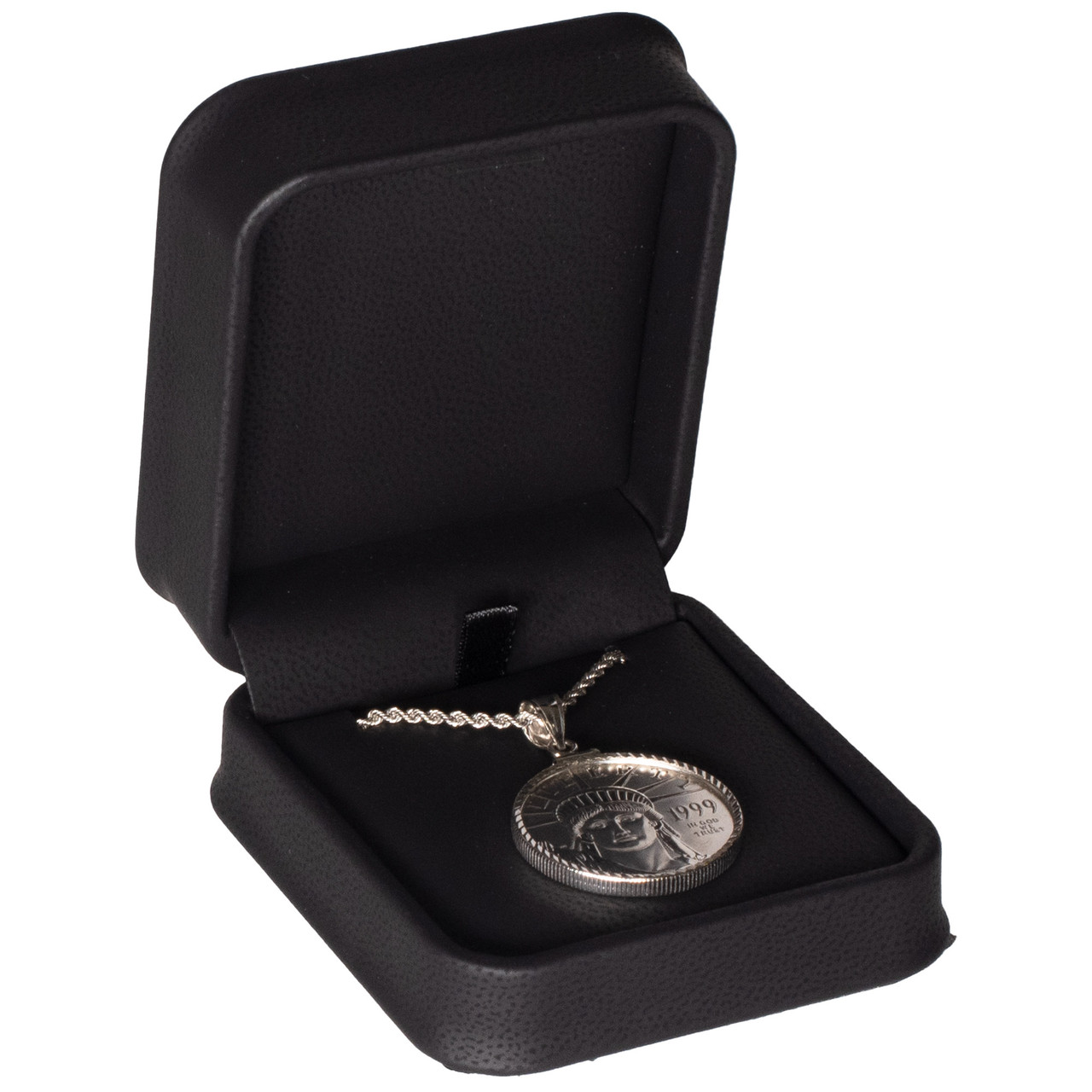 Plush Soft Faux Leather Pendant/Necklace Box x x