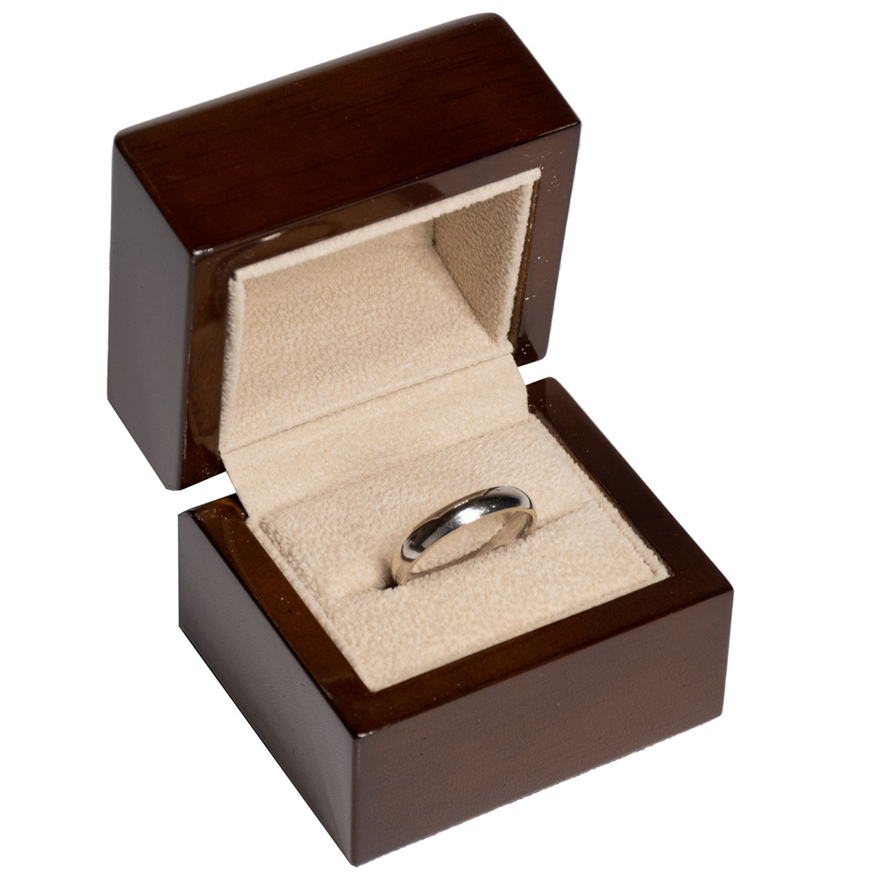 Rectangle Wooden Suede Ring Stock Box at Rs 500/piece in New Delhi | ID:  2851872399162