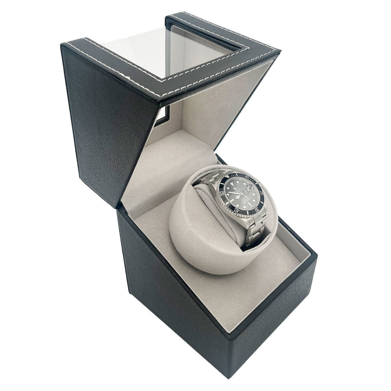 Designhütte Watch Winder Basel 6 LCD - black