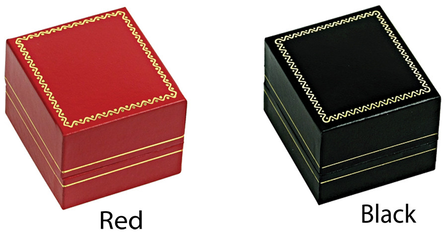 Cartier Style Bracelet Box - Choose from Red or Black - Ed's Box