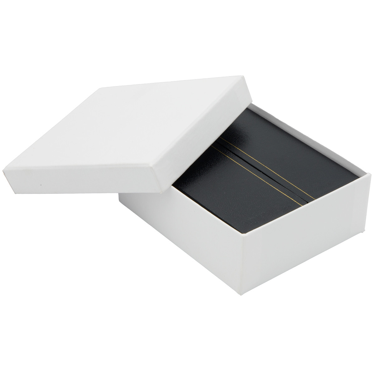 Ares Series Armreif-/Armband-Box Mit Schwarzem Insert & C-Clip – 2-teilige Aufbewahrungsbox, Ca. 90x90x30 Mm, Hochwertige Verarbeitung