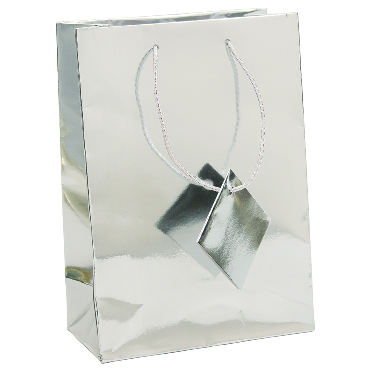 Tote Gift Bag , Metallic Gold, (Choose from various sizes),Price for 20  pieces - Eds Box & Supply Co.