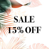 Sale 15% OFF