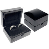 Meridian Black Wood Boxes