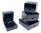 Meridian Black Wood Boxes