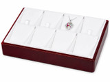 Glossy Rosewood Stackable Showcase Trays