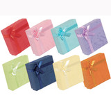 Assorted Flower Bow Tie Ring Box 1.5" x 1.87" x 1.87"H (DK2R-MX)--Price per 72pcs