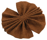 26-Piece Chestnut Suede with Dark Faux Leather Display Set 40.25" x 16" 9.75"H  (SET35-75L)