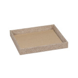 Half size utility tray , linen,7.25x8.25x1"H, (Choose from various Color)