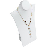 Necklace Display, 8" x 3 1/4" x 11 3/4"H, Choose from various Color