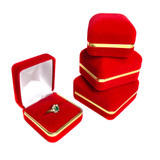 Velvet Gold Trim Boxes