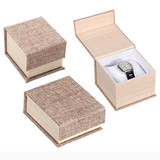 Burlap Jewelry Boxes