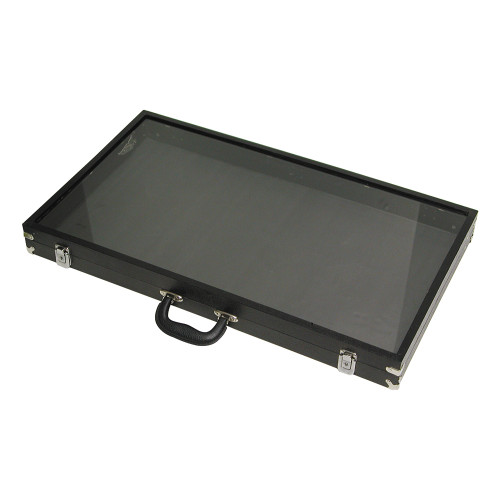 Aluminum Tempered Glass Top Case (AL819 & AL813) Eds Box & Supply Co.