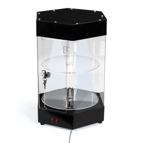 Aluminum Tempered Glass Countertop Showcase Eds Box Supply Co