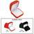 Soft Flocked Velour Ring Box, 2” x 2 1/4” x 1 1/4”, Available in Red or Black ~ Sold 12 Pieces Per Pack, $1.56 per piece