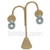 Lamp Style Burlap Earring Display (4 Sizes)