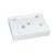 Stackable Ring Tray Available in White Leatherette or Steel Grey Leatherette   9” W x 7 1/4” D x 1 7/8” H 