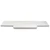 3-Pieces White Faux Leather Base Set, 48"~69" x 14" x 2"H (ST-2004)