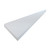 2-Pieces Corner Base Set, White Faux Leather , 7.5" x 19" x 1"H (ST-1002-W)
