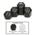 4-Pieces Ring Display Set, 1 3/4" x 1 5/8" x 1 1/4"~ 2 1/2"H,Ring display, 2"Dia. x 1 1/4"H", Choose from various Color