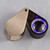 Jewelers Loupe Triplet Glass Lens 6 LED/UV Lighted , 21 mm, 10X, Silver-Black