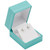 Teal Blue Earring Box 1.75" x 1.5" x 2"H (AE3-TB)
