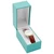 Teal Blue Bracelet Watch Box 2" x 3.75" x 2.75"H (AW8-TB)