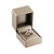 Premium Luna Bronze Faux Leather Ring Box, 2.12" x 2.5" x 2"H (JY3R-P30)