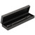 Bracelet Watch Box with Mesh Grey and Black Leatherette, 8.62" x 2.12" x 1.12"H