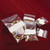 Plastic Zip Bags with White Block (Choose from various sizes), Price for 1000 pcs