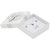 Universal Bow Tie Gift Box Features a White Patterned Finish Holds Pair of Earrings, Necklace, Ring, and a Bangle - Sold in Packs of 24 pcs