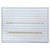 White Leatherette Bracelet Holder Tray Displays 12 Items - 10.25" x 7.5" x 1"H