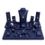Jewelry Display Set 27 Pieces in Navy Faux Suede - 23 1/2"x 15 3/4"x 13 1/4"H (SET93-D83) Jewelry Display Set 27 Pieces in Navy Faux Suede - 23 1/2"x 15 3/4"x 13 1/4"H (SET93-D83)