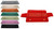Necklace Chain Cushion Pouch with Snaps, 8 1/2" x 2 1/2" Choose from 8 Colors