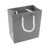 Paper Tote Gift Bag Grey with Satin Rope Handles - 20 Pieces per Pack - Choose a Size