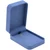 Matte Blue Luxury Necklace and Pendant Box – Soft Touch Jewelry Box with Reversible Insert and Pendant Hook - (RCE9-BL)