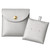 Snap Button Silver Jewelry Pouch with Removable Display Card – Stud, Dangle & Chain Holder – 10 Pack – Custom Logo Hot Stamp Available Snap Button Silver Jewelry Pouch with Removable Display Card – Stud, Dangle & Chain Holder – 10 Pack – Custom Logo Hot Stamp Available