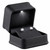LED Lighted Black Faux Leather Earring Jewelry Box – Illuminated Stud Earring Presentation Box with Black Outer Packer LED Lighted Black Faux Leather Earring Jewelry Box – Illuminated Stud Earring Presentation Box with Black Outer Packer