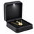 LED Lighted Black Faux Leather Pendant Jewelry Box – Illuminated Small Necklace & Charm Presentation Box with Black Outer Packer LED Lighted Black Faux Leather Pendant Jewelry Box – Illuminated Small Necklace & Charm Presentation Box with Black Outer Packer