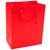 6 1/4"x 7 3/4" Paper Tote Gift Bag Red Color with Rope Handles - BUY 100pcs and SAVE! - Price for 100pcs