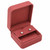 Dusty Rose Microfiber Earring Jewelry Box with Outer Packer
