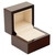 Glossy Kona Wood Ring Box with Beige Velvet Interior - WR3-64 Glossy Kona Wood Ring Box with Beige Velvet Interior - WR3-64